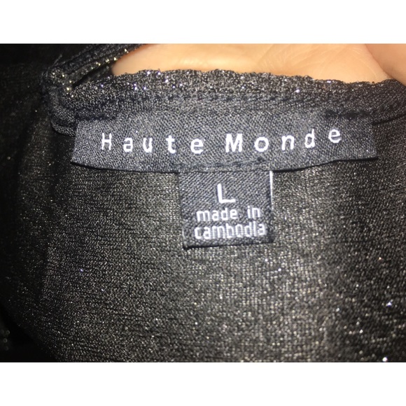 Haute Monde two-piece skirt set; Size: Large - Picture 4 of 4